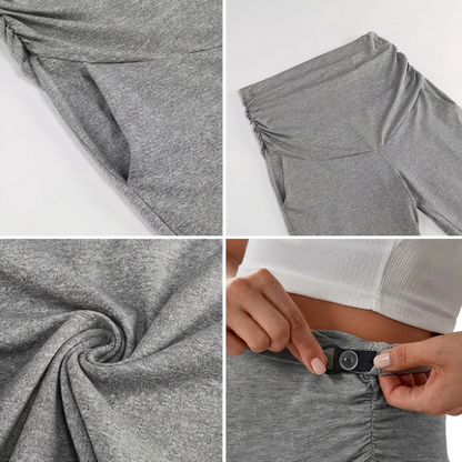 Maternity Sweatpants With Adjustable Drawstring Hem