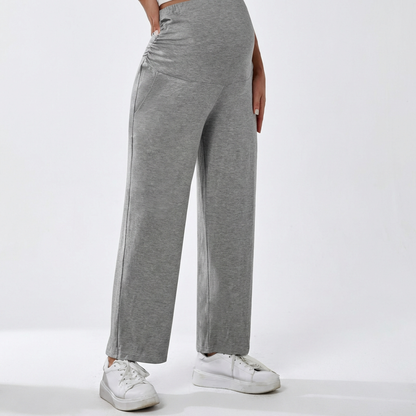 Maternity Sweatpants With Adjustable Drawstring Hem