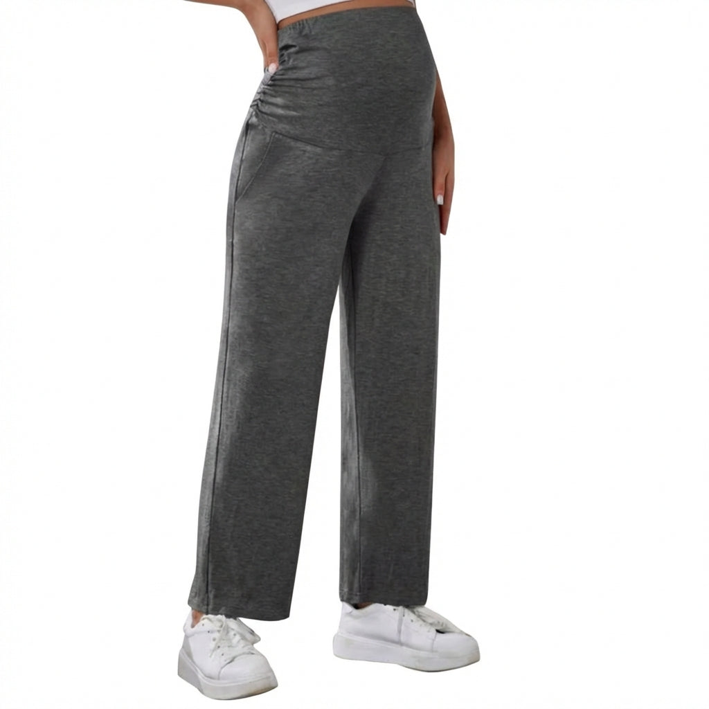Maternity Sweatpants With Adjustable Drawstring Hem
