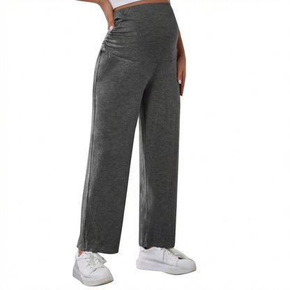 Maternity Sweatpants With Adjustable Drawstring Hem